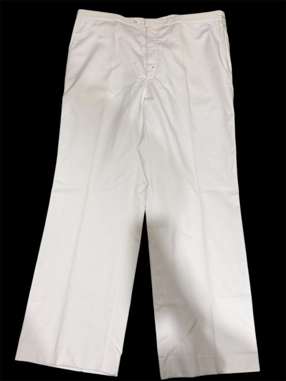 Sansabelt Golf Pants 40x Regular White Vintage Made USA Elastic Waist Classic